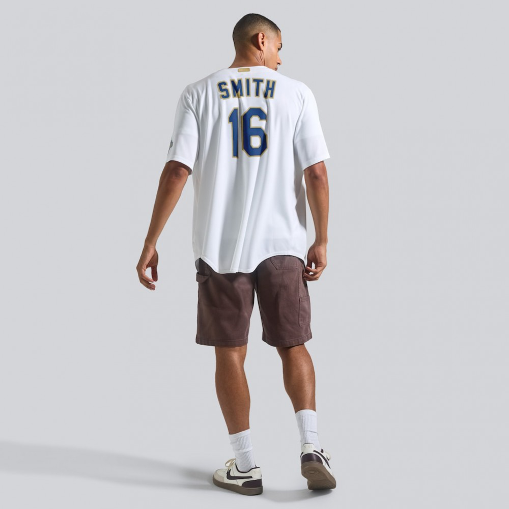 Will Smith Los Angeles Dodgers 2026 Gold Collection Stadium Jersey - White-Pro Kit Vault | Brand New 26/27 Sports Jerseys