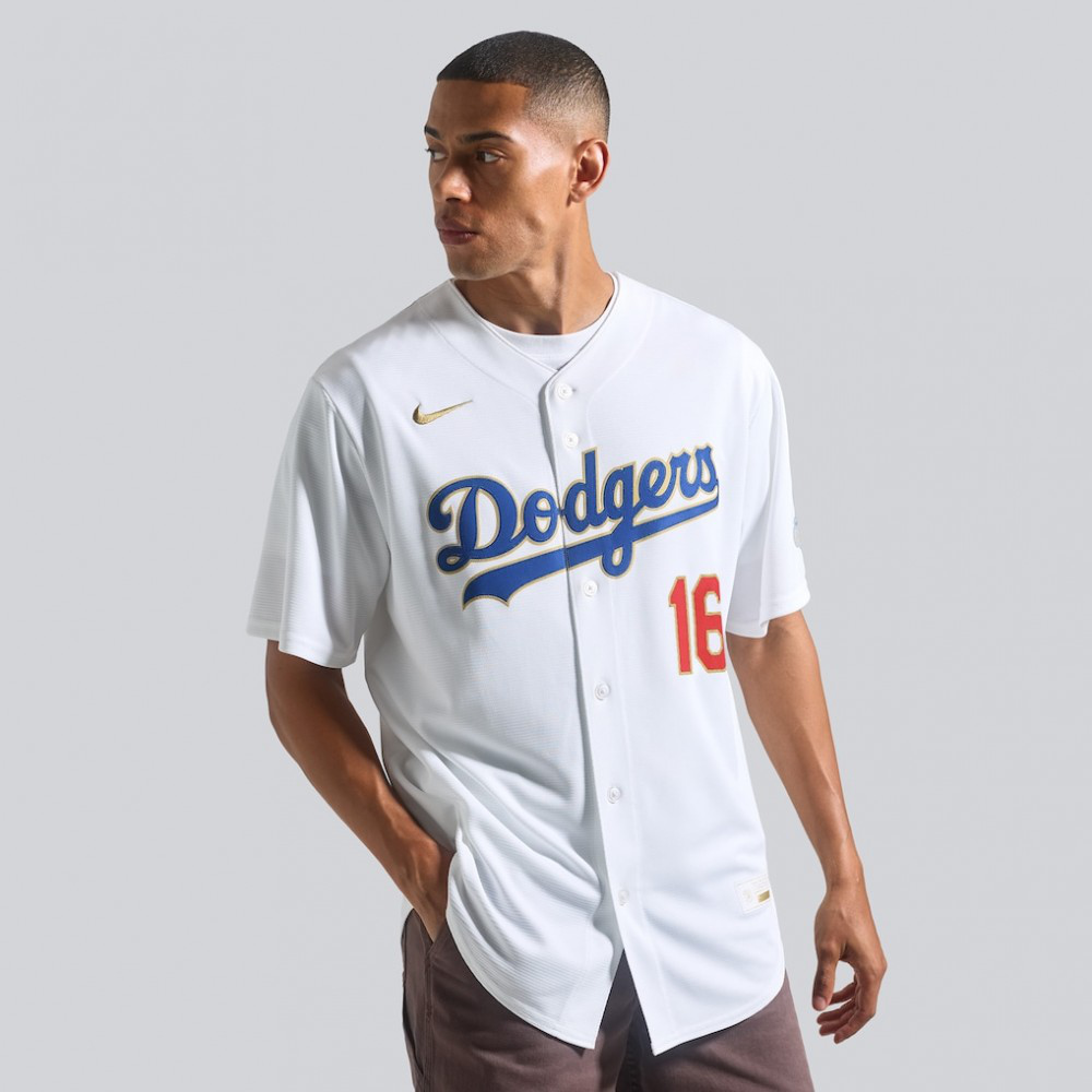Will Smith Los Angeles Dodgers 2026 Gold Collection Stadium Jersey - White-Pro Kit Vault | Brand New 26/27 Sports Jerseys