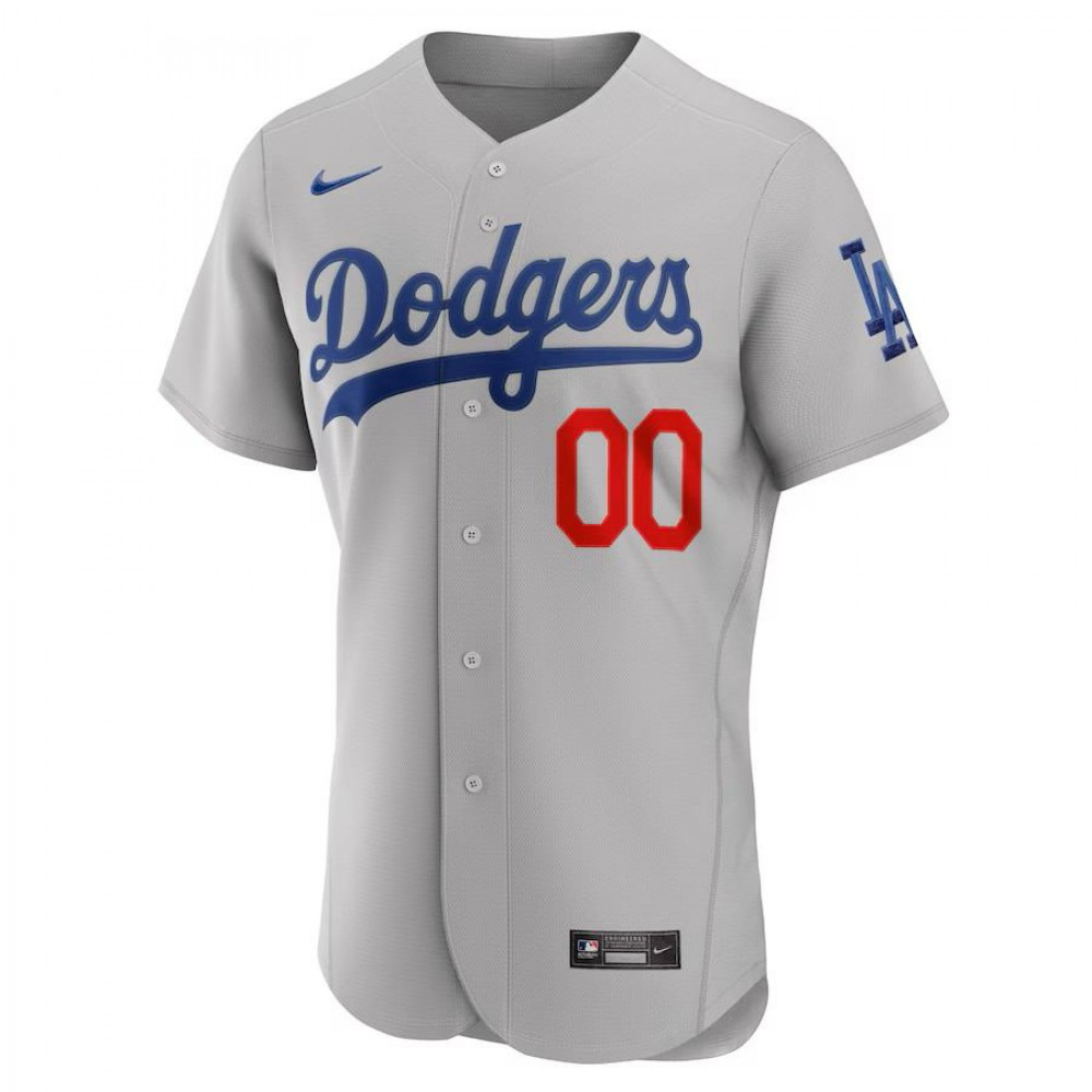 Los Angeles Dodgers Home Custom Pick-A-Player Retired Roster Authentic Jersey - Gray-Pro Kit Vault | Brand New 26/27 Sports Jerseys