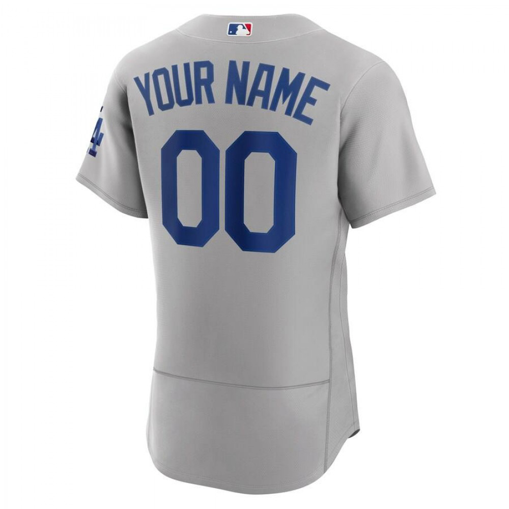 Los Angeles Dodgers Home Custom Pick-A-Player Retired Roster Authentic Jersey - Gray-Pro Kit Vault | Brand New 26/27 Sports Jerseys