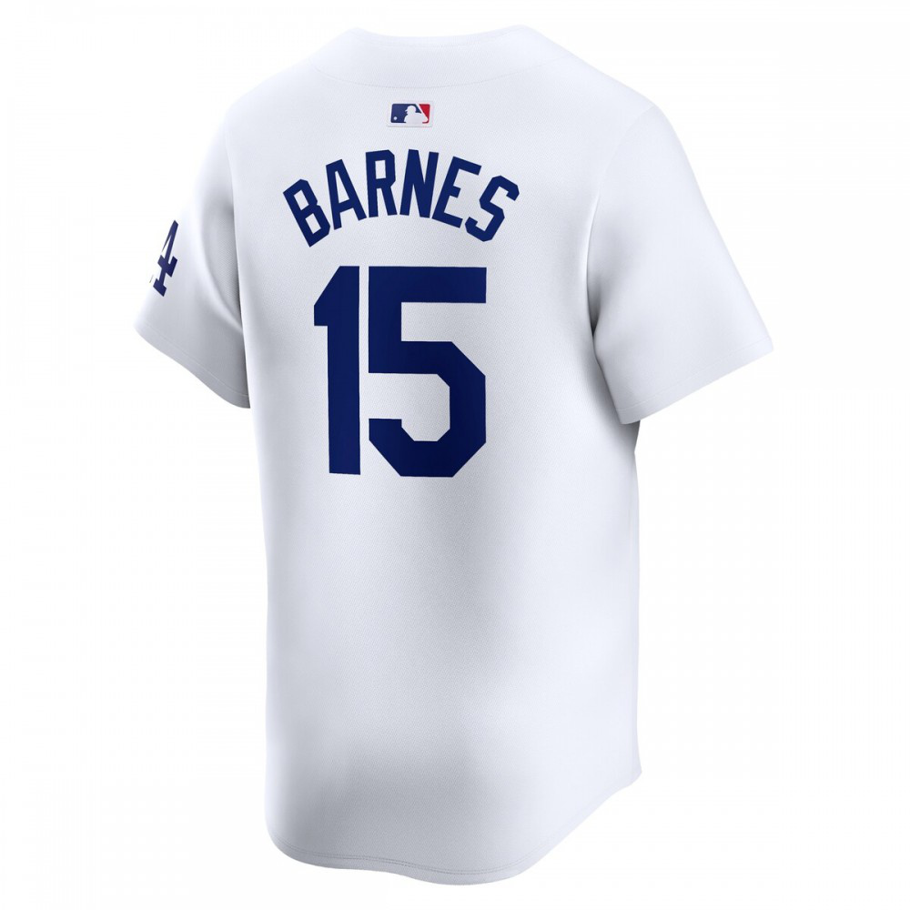 Austin Barnes Los Angeles Dodgers Home Limited Player Jersey - White-Pro Kit Vault | Brand New 26/27 Sports Jerseys