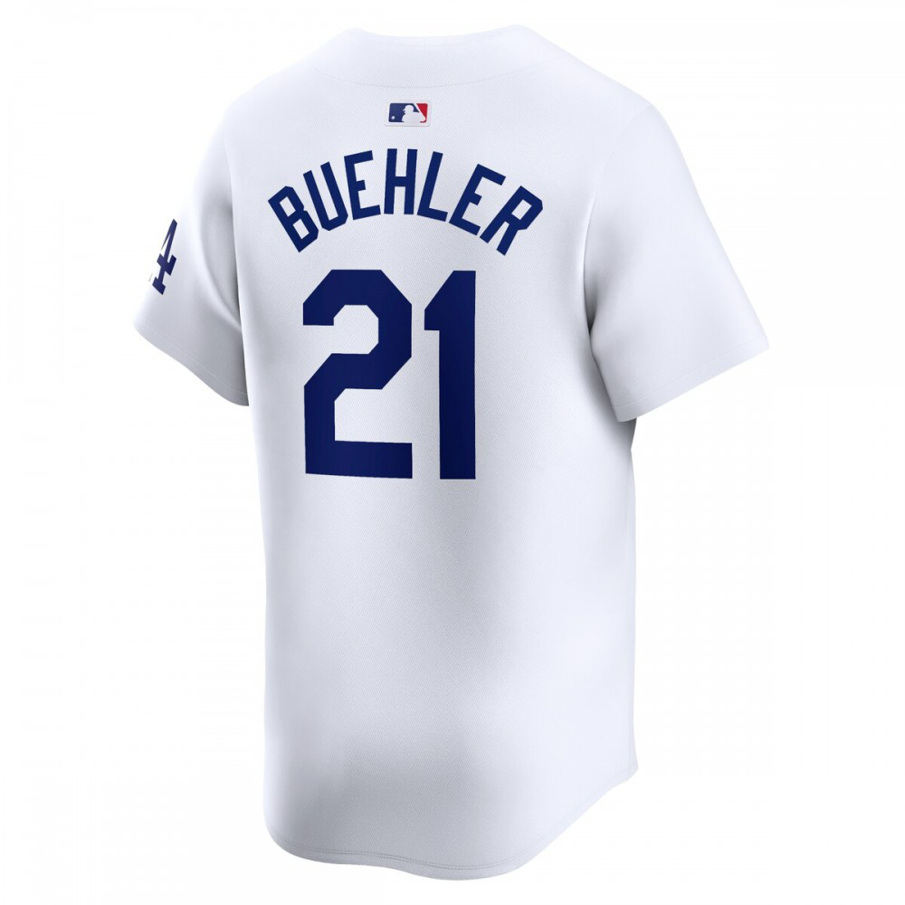 Walker Buehler Los Angeles Dodgers Home Limited Player Jersey - White-Pro Kit Vault | Brand New 26/27 Sports Jerseys