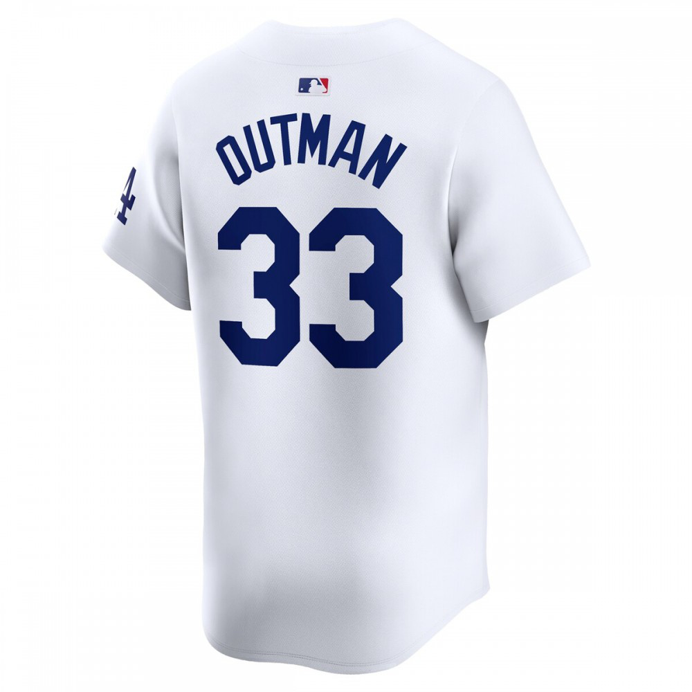 James Outman Los Angeles Dodgers Home Limited Player Jersey - White-Pro Kit Vault | Brand New 26/27 Sports Jerseys