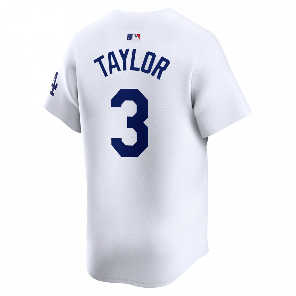 Chris Taylor Los Angeles Dodgers Home Limited Player Jersey - White-Pro Kit Vault | Brand New 26/27 Sports Jerseys