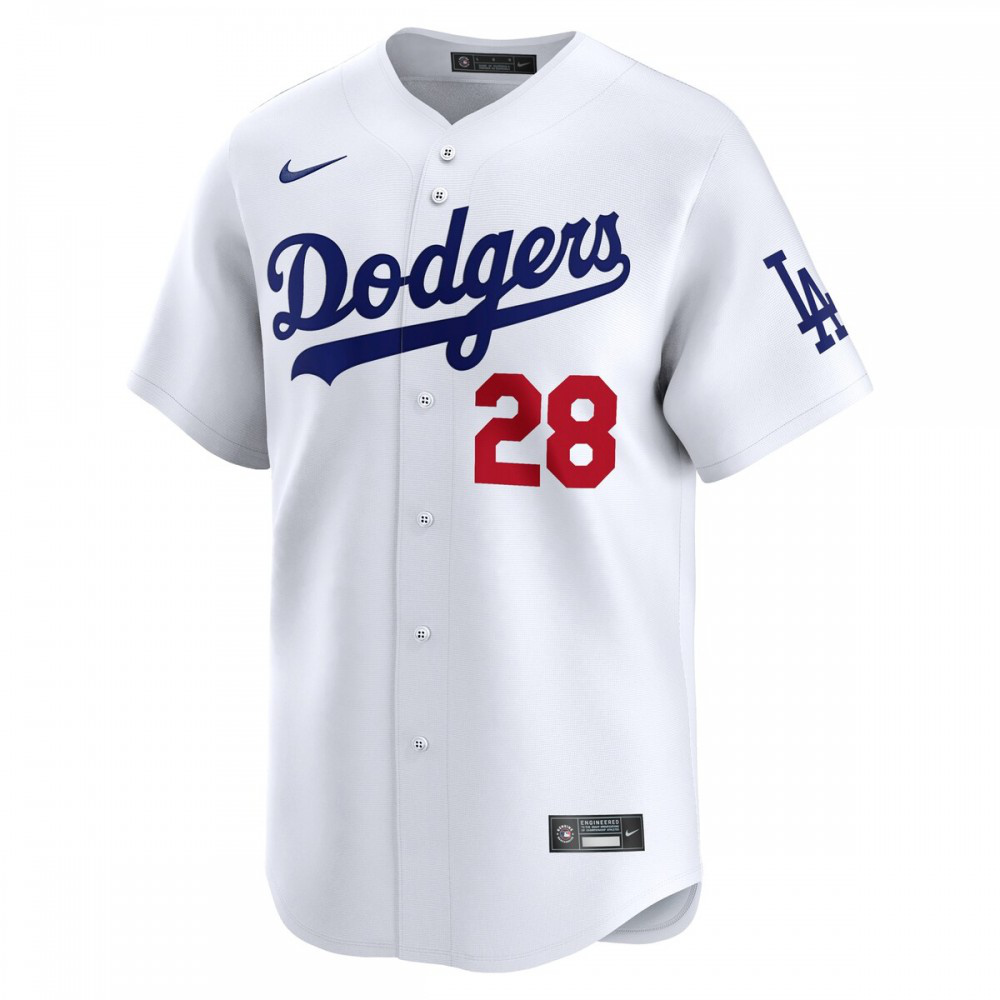 Bobby Miller Los Angeles Dodgers Home Limited Player Jersey - White-Pro Kit Vault | Brand New 26/27 Sports Jerseys
