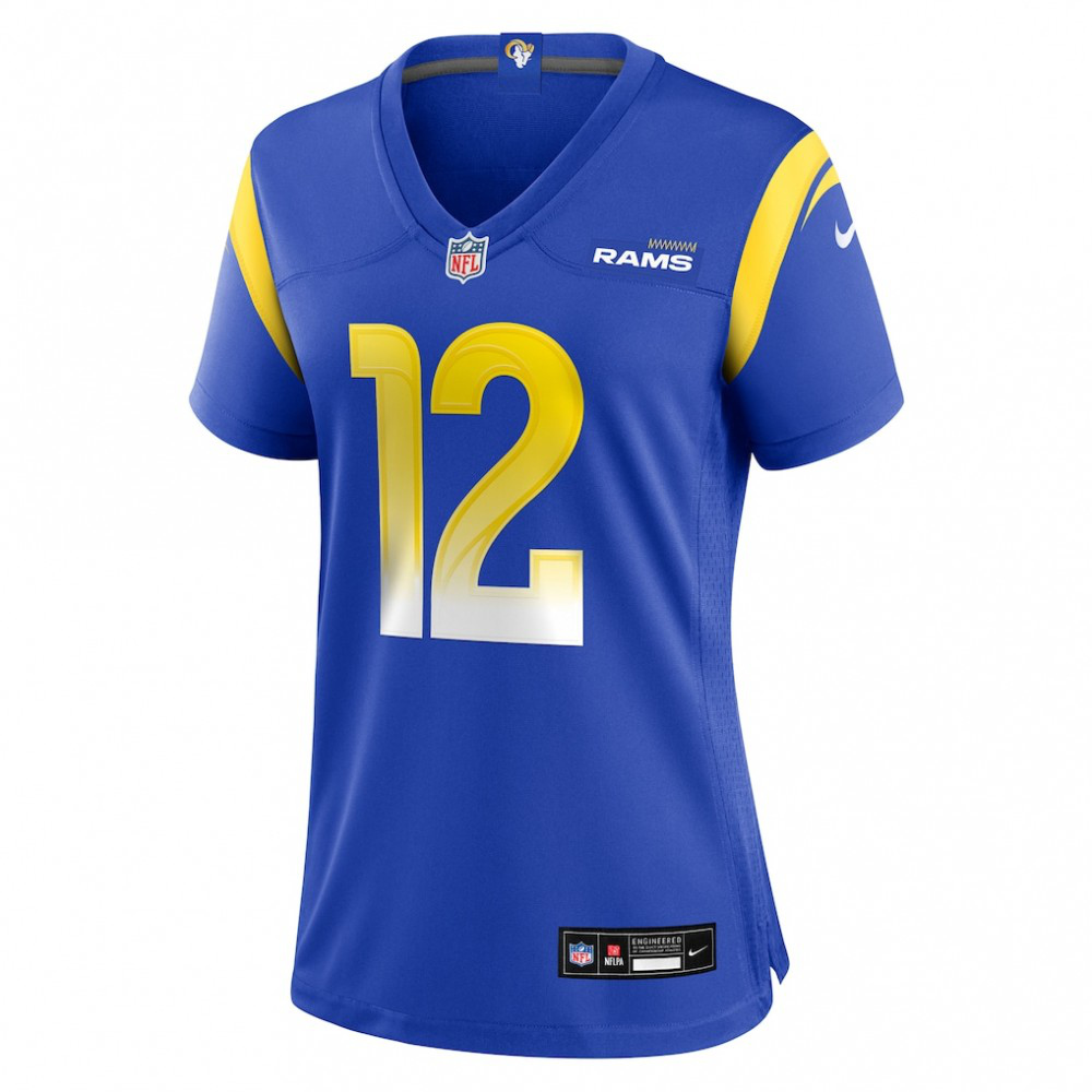 Puka Nacua Los Angeles Rams Women's Game Player Jersey - Royal-Pro Kit Vault | Brand New 26/27 Sports Jerseys