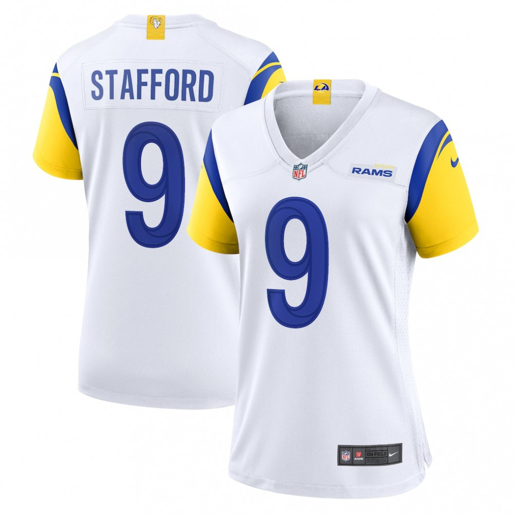 Matthew Stafford Los Angeles Rams Women's Player Jersey - White-Pro Kit Vault | Brand New 26/27 Sports Jerseys
