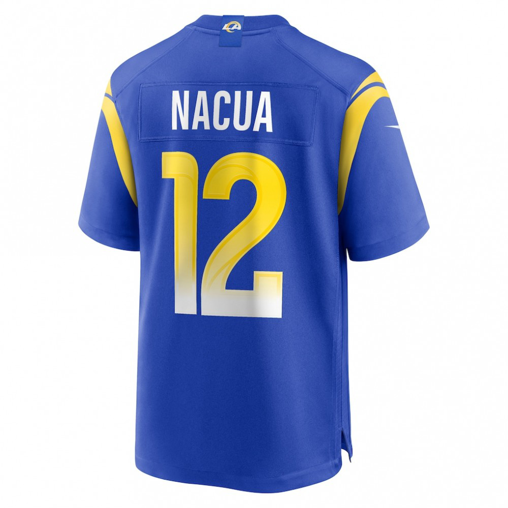Puka Nacua Los Angeles Rams Game Player Jersey - Royal-Pro Kit Vault | Brand New 26/27 Sports Jerseys