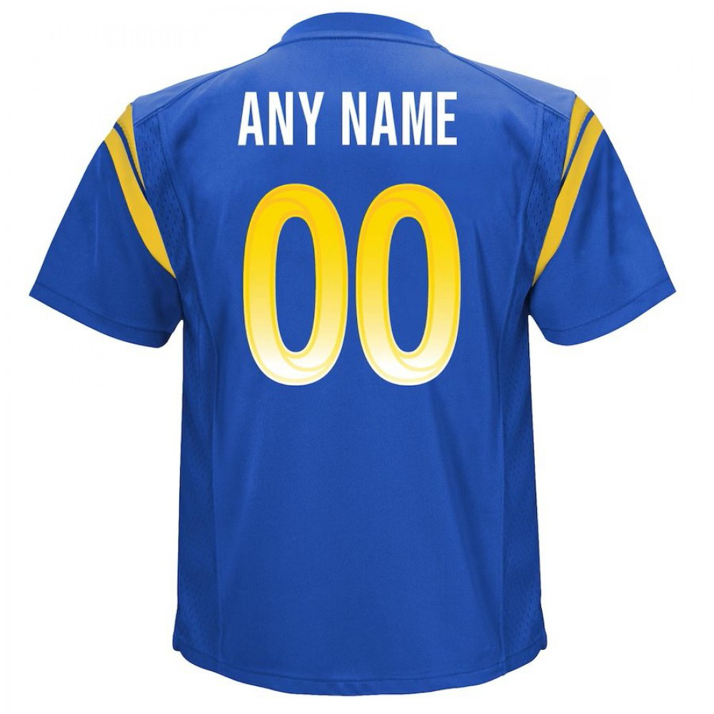 Los Angeles Rams Youth Custom Game Jersey - Royal-Pro Kit Vault | Brand New 26/27 Sports Jerseys