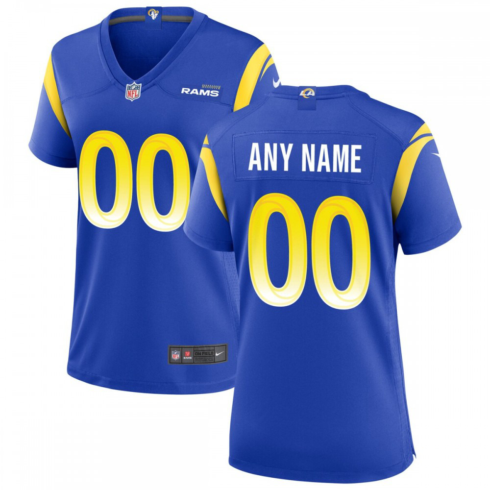 Nike Los Angeles Rams Women's Custom Game Jersey - Royal-Pro Kit Vault | Brand New 26/27 Sports Jerseys