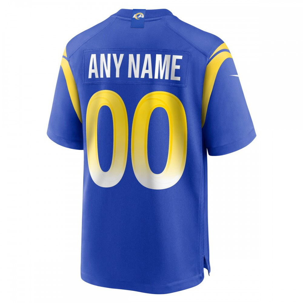 Los Angeles Rams Custom Game Jersey - Royal-Pro Kit Vault | Brand New 26/27 Sports Jerseys