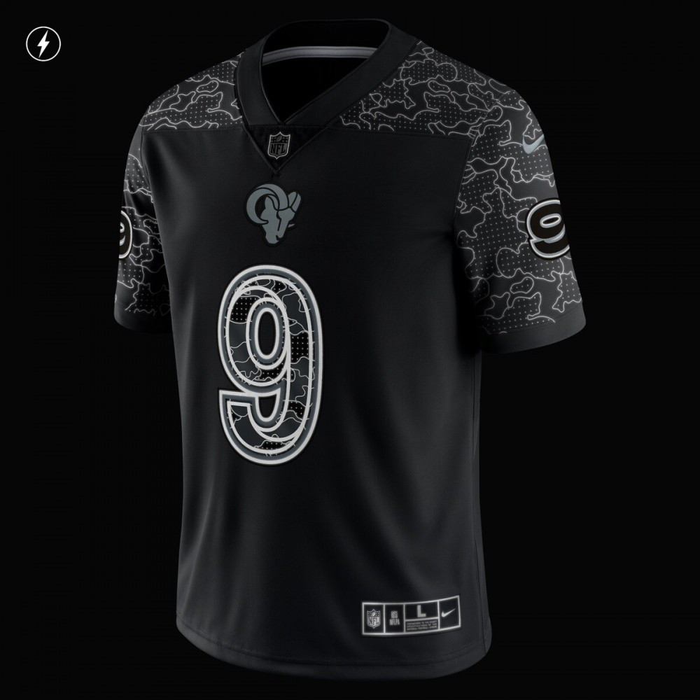 Matthew Stafford Los Angeles Rams RFLCTV Limited Jersey - Black-Pro Kit Vault | Brand New 26/27 Sports Jerseys