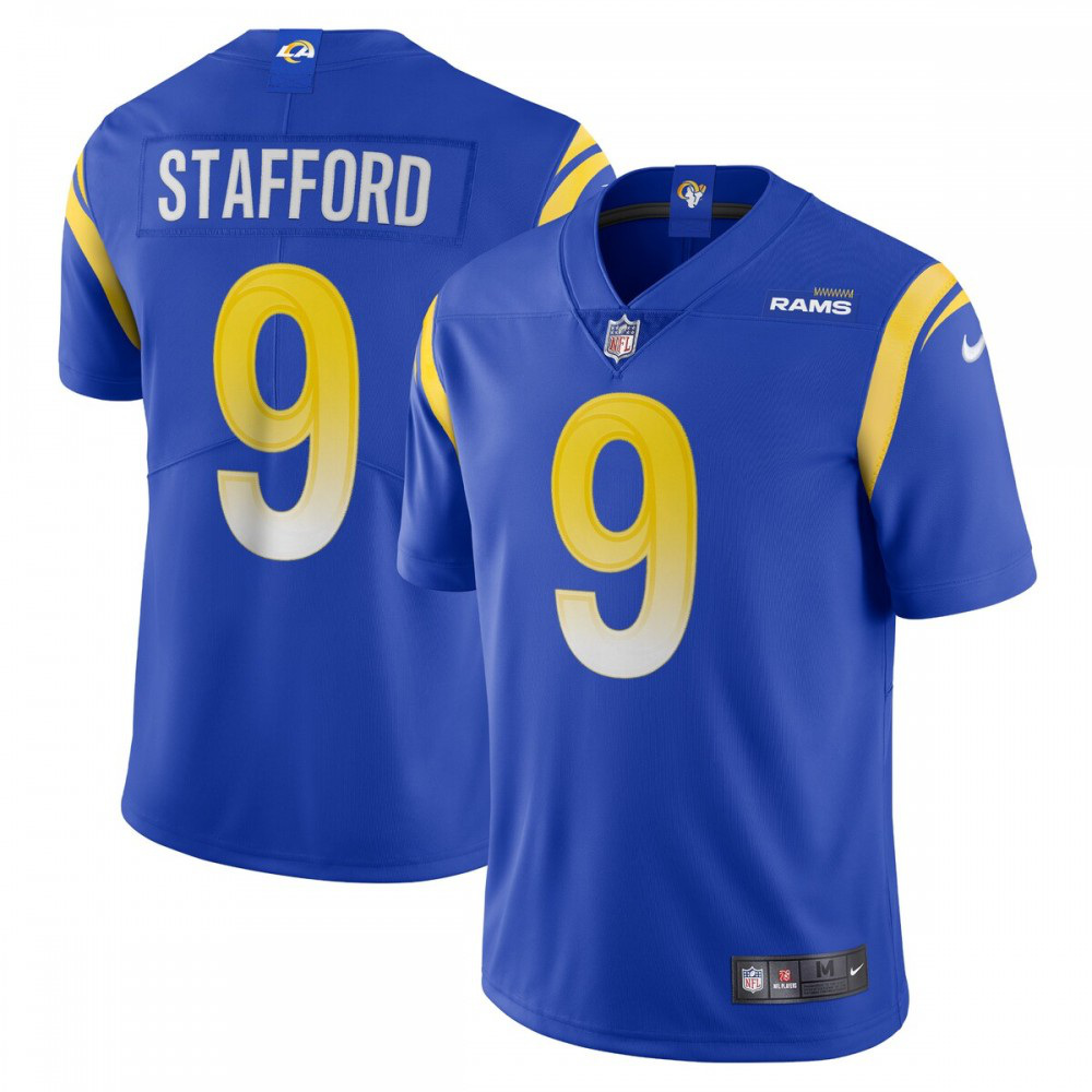 Matthew Stafford Los Angeles Rams Vapor Limited Jersey - Royal-Pro Kit Vault | Brand New 26/27 Sports Jerseys