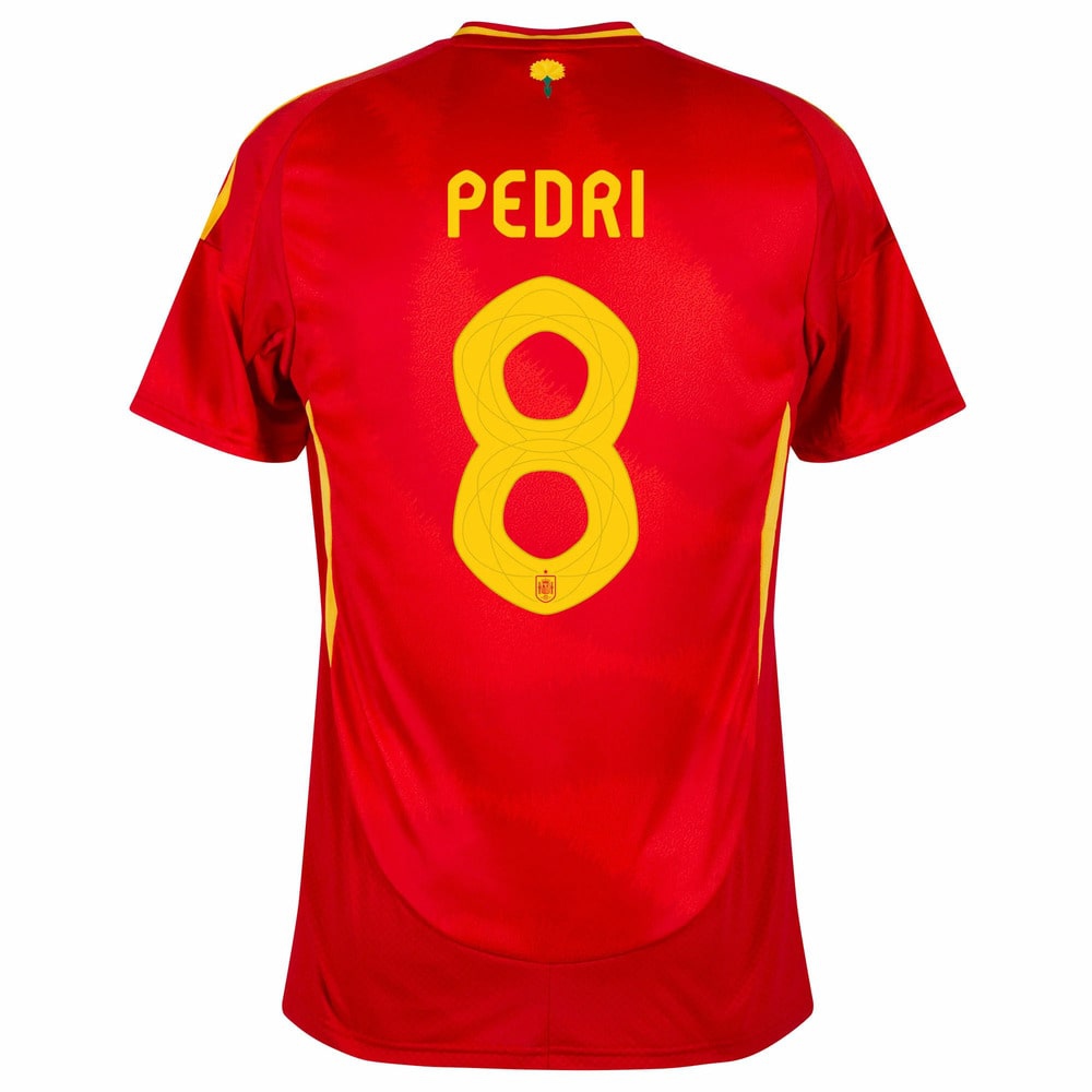 Spain Home Kit Kids Jersey 2024 2025 Pedri-Pro Kit Vault | Brand New 26/27 Sports Jerseys