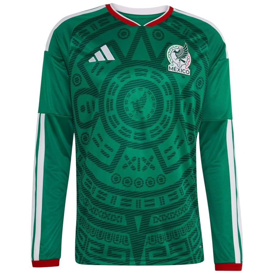 Men's Mexico Home Long Sleeve Jersey 2026 2027-Pro Kit Vault | Brand New 26/27 Sports Jerseys