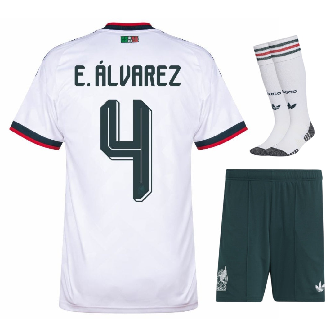 Mexico Alvarez Away Kit Kids 2026 2027-Pro Kit Vault | Brand New 26/27 Sports Jerseys