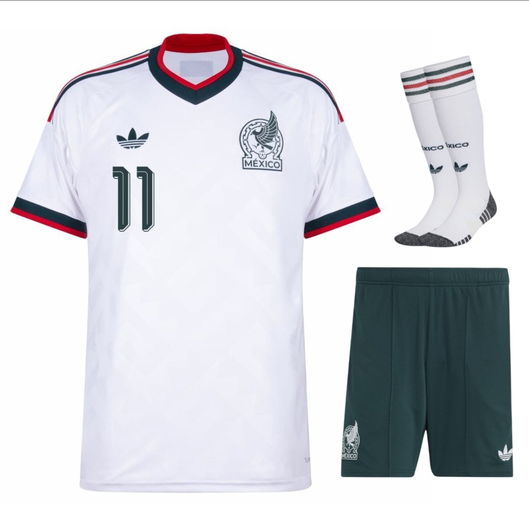 Mexico Gimenez Away Kit Kids 2026 2027-Pro Kit Vault | Brand New 26/27 Sports Jerseys