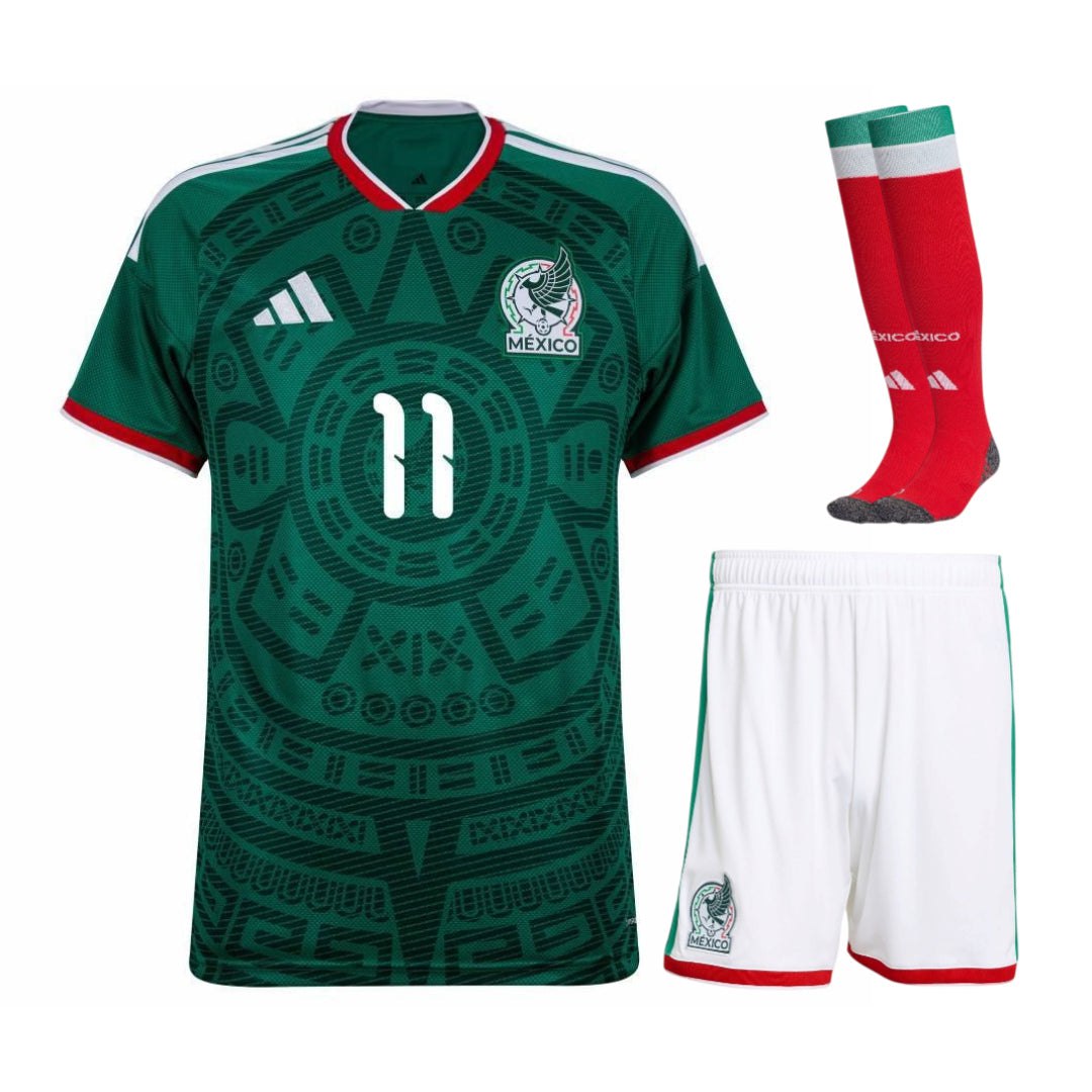 Mexico Gimenez Kids Home Kit 2026 2027 | Foot Sport-Pro Kit Vault | Brand New 26/27 Sports Jerseys