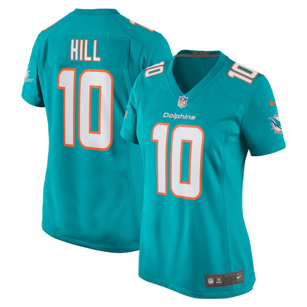 Tyreek Hill Miami Dolphins Women's Player Jersey - Aqua-Pro Kit Vault | Brand New 26/27 Sports Jerseys