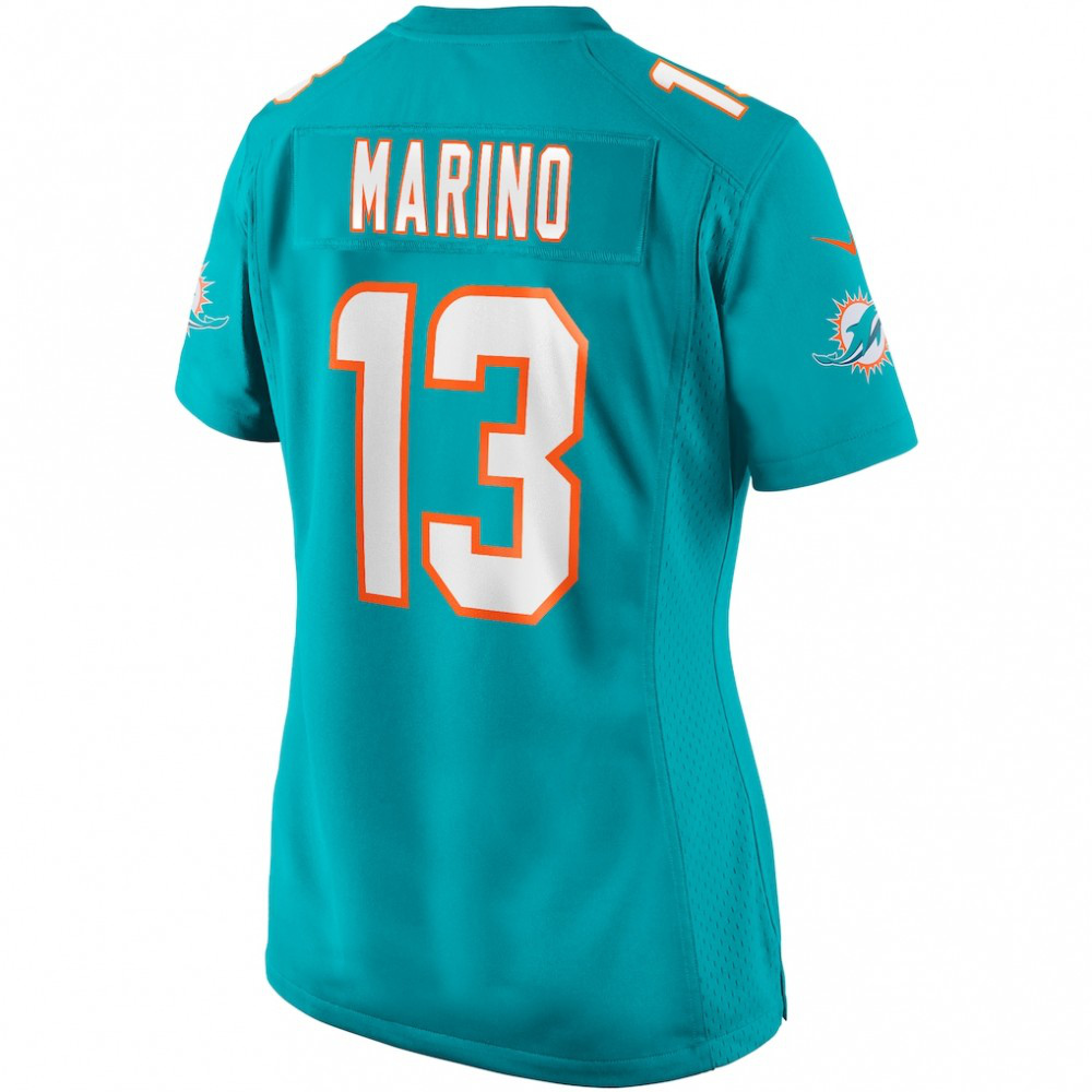 Dan Marino Miami Dolphins Women's Game Retired Player Jersey - Aqua-Pro Kit Vault | Brand New 26/27 Sports Jerseys