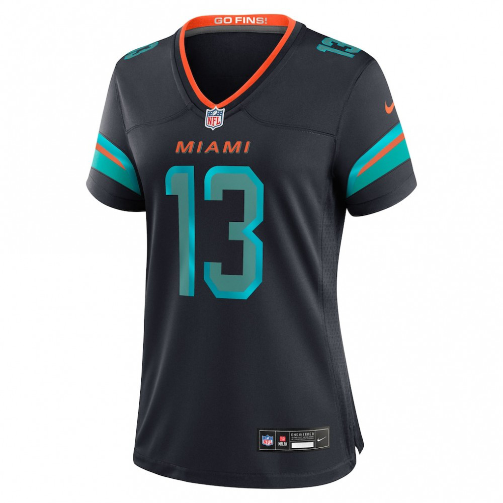 Dan Marino Miami Dolphins Women's 2025 Rivalries Collection Retired Player Game Jersey - Pitch Blue-Pro Kit Vault | Brand New 26/27 Sports Jerseys