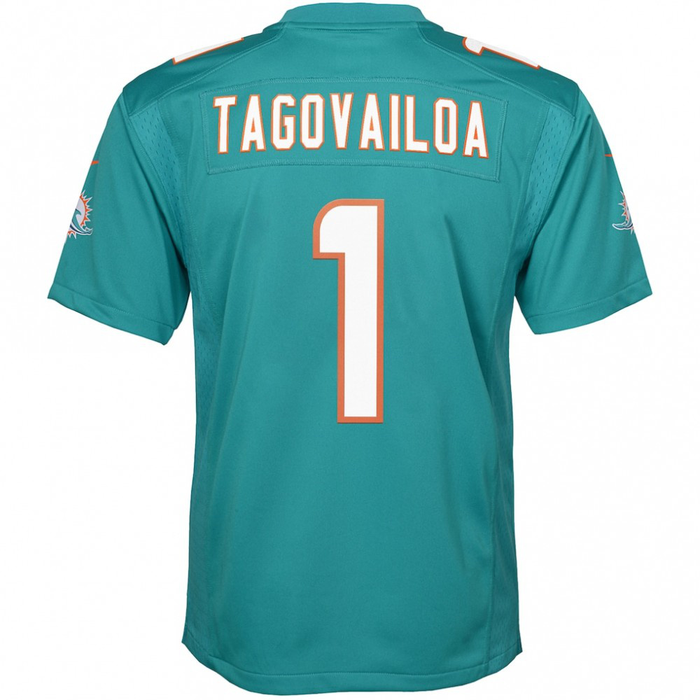 Tua Tagovailoa Miami Dolphins Youth Game Jersey - Aqua-Pro Kit Vault | Brand New 26/27 Sports Jerseys