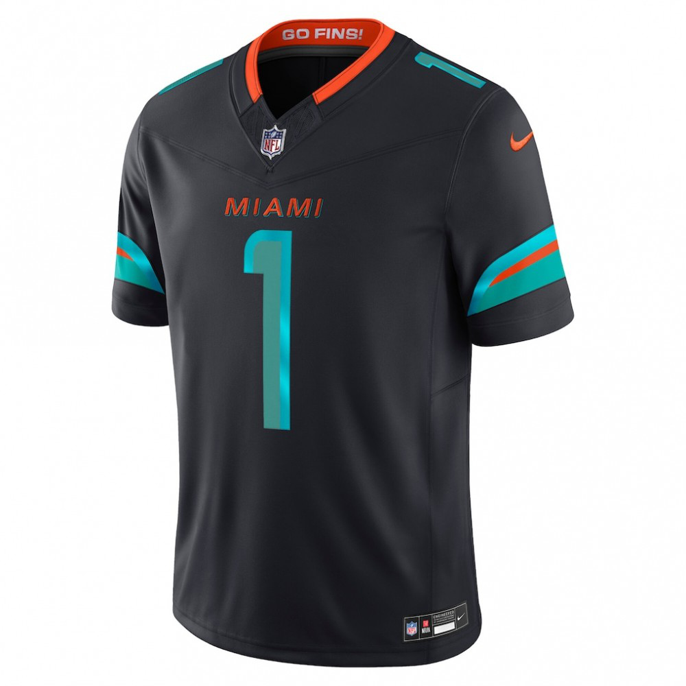 Tua Tagovailoa Miami Dolphins 2025 Rivalries Collection Limited Jersey - Pitch Blue-Pro Kit Vault | Brand New 26/27 Sports Jerseys