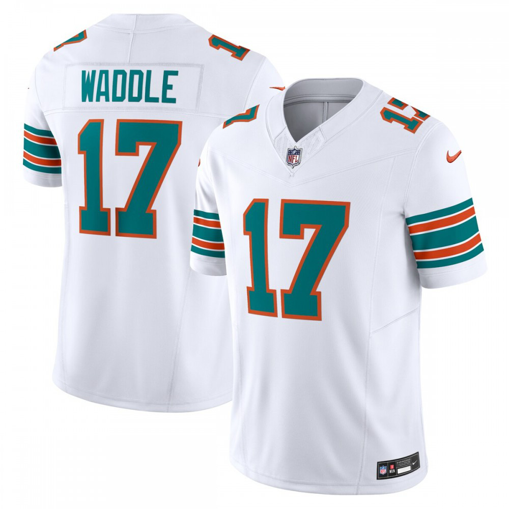 Jaylen Waddle Miami Dolphins Vapor F.U.S.E. Limited Jersey - White-Pro Kit Vault | Brand New 26/27 Sports Jerseys