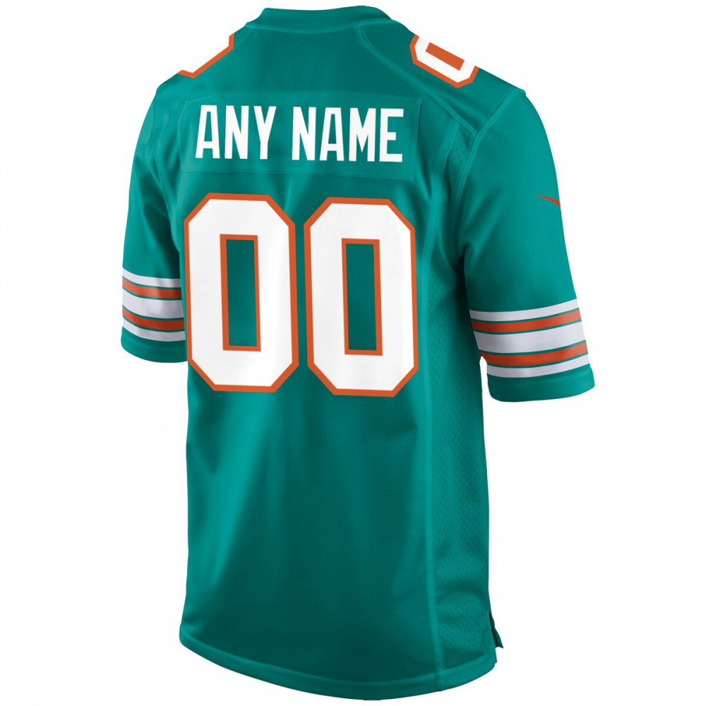 Miami Dolphins Alternate Custom Game Jersey - Aqua-Pro Kit Vault | Brand New 26/27 Sports Jerseys