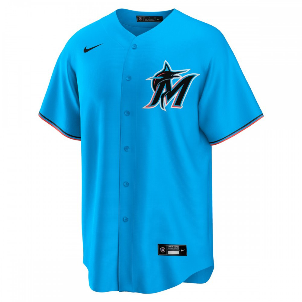 Miami Marlins Alternate Replica Team Jersey - Blue-Pro Kit Vault | Brand New 26/27 Sports Jerseys