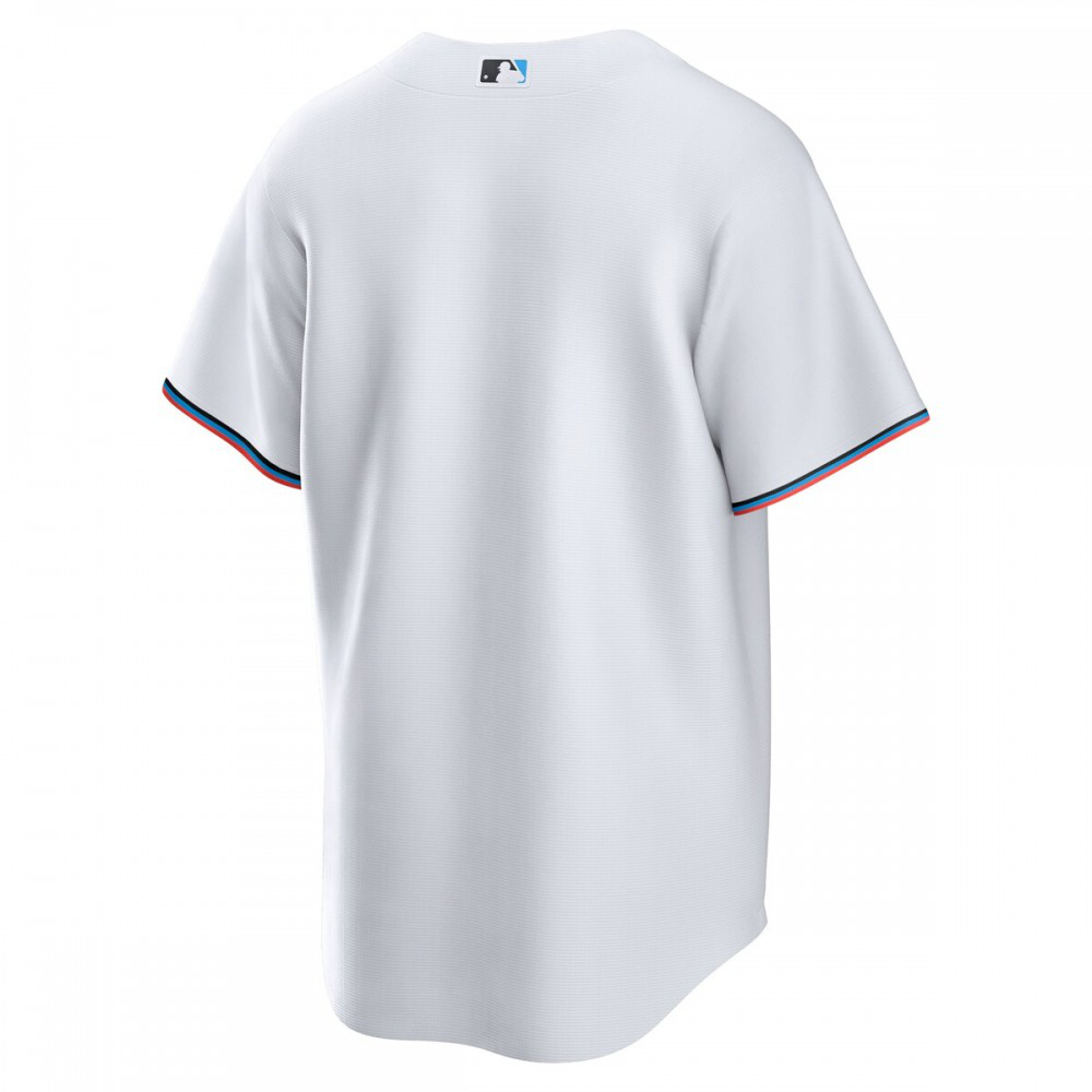 Miami Marlins Home Blank Replica Jersey - White-Pro Kit Vault | Brand New 26/27 Sports Jerseys
