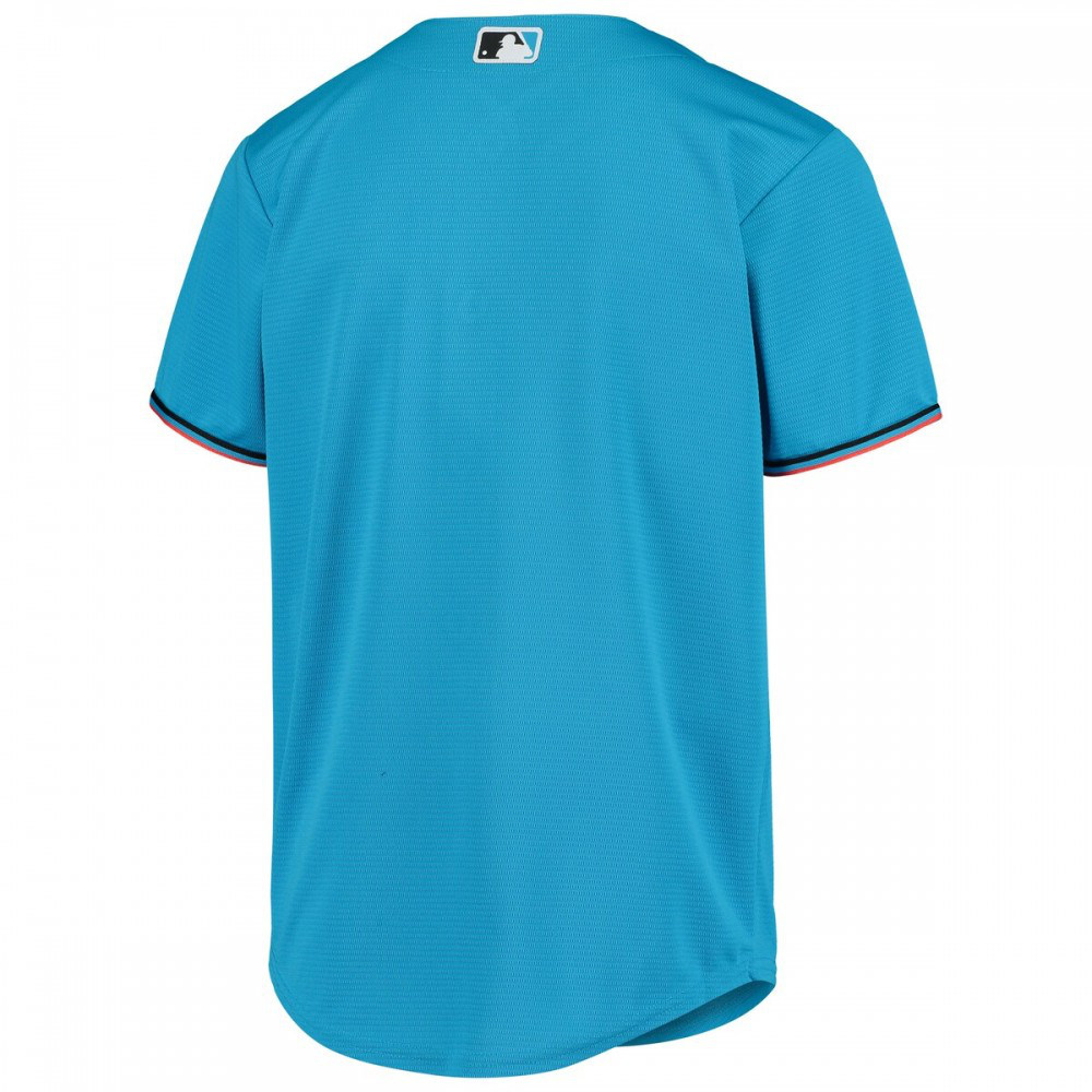 Miami Marlins Youth Alternate Replica Team Jersey - Blue-Pro Kit Vault | Brand New 26/27 Sports Jerseys