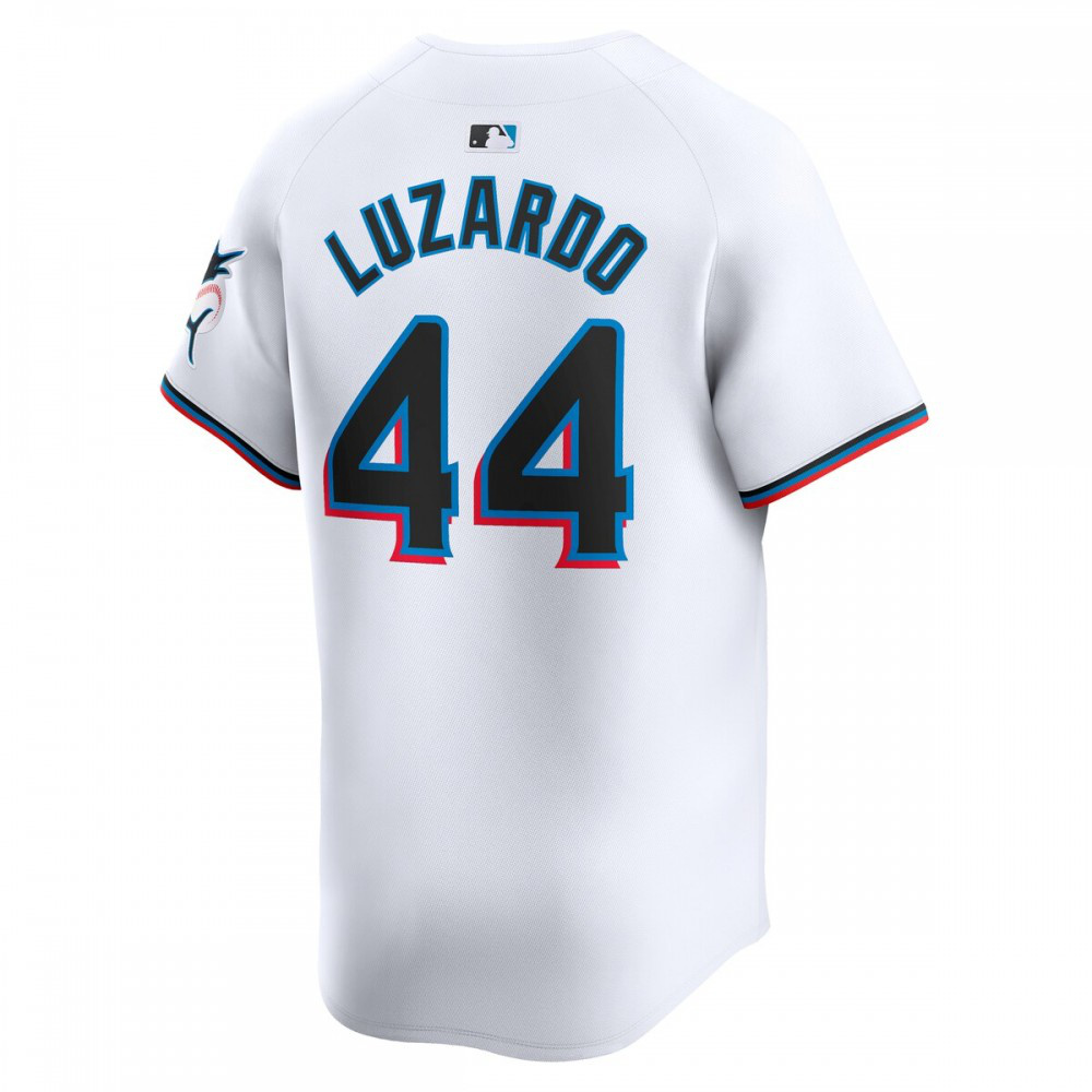 Jesus Luzardo Miami Marlins Home Limited Player Jersey - White-Pro Kit Vault | Brand New 26/27 Sports Jerseys