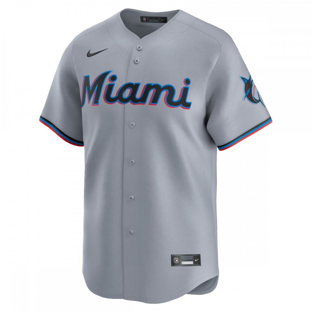 Miami Marlins Road Limited Jersey聽鈥?Gray-Pro Kit Vault | Brand New 26/27 Sports Jerseys