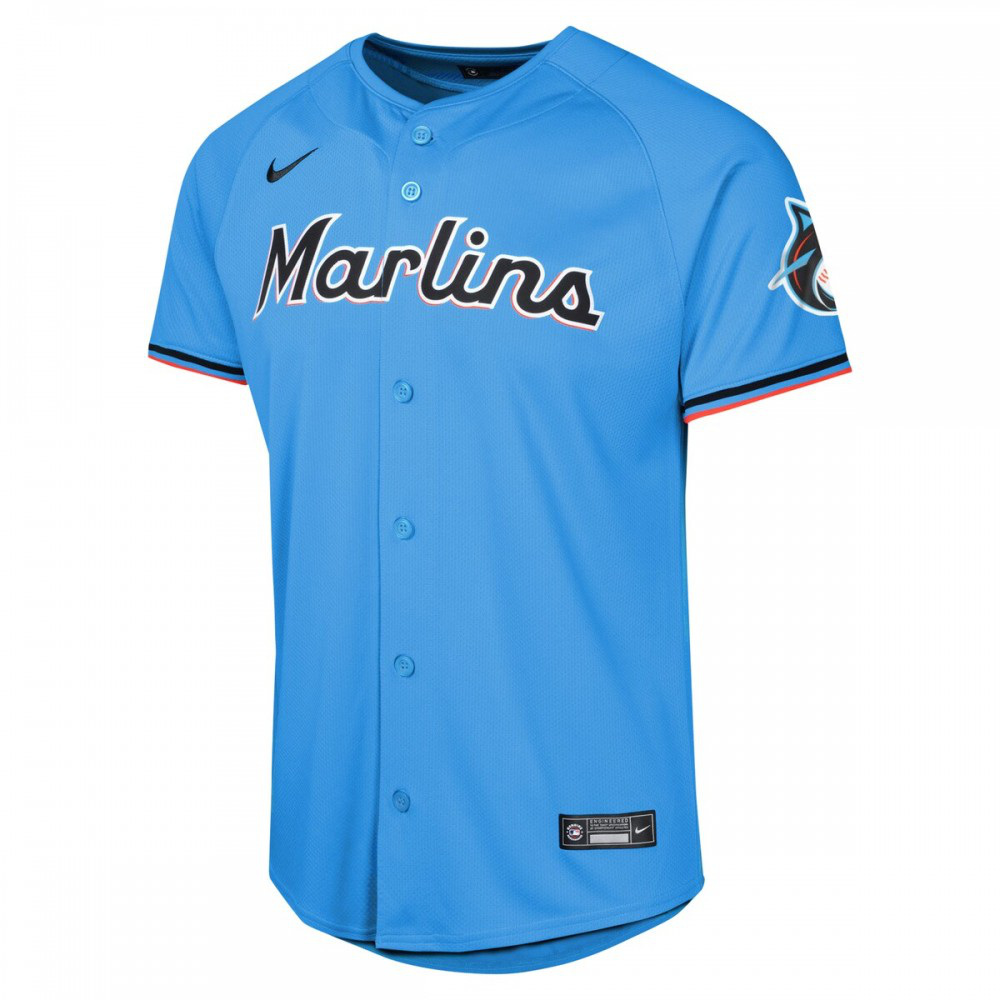 Miami Marlins Youth Alternate Limited Jersey - Blue-Pro Kit Vault | Brand New 26/27 Sports Jerseys