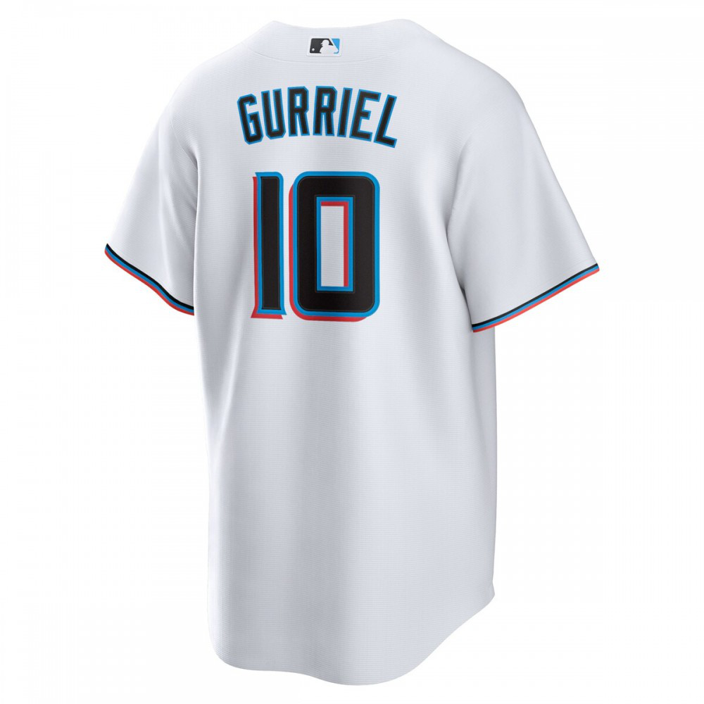 Yuli Gurriel Miami Marlins Replica Player Jersey - White-Pro Kit Vault | Brand New 26/27 Sports Jerseys