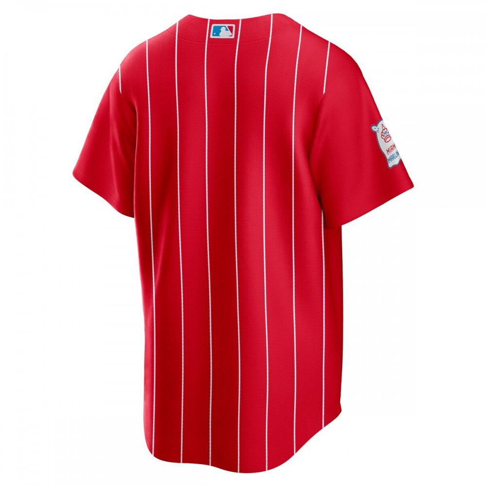 Miami Marlins City Connect Replica Team Jersey - Red-Pro Kit Vault | Brand New 26/27 Sports Jerseys
