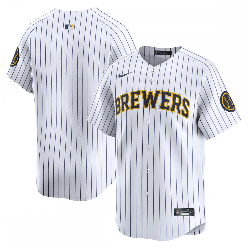 Milwaukee Brewers Alternate Limited Jersey聽鈥?White-Pro Kit Vault | Brand New 26/27 Sports Jerseys
