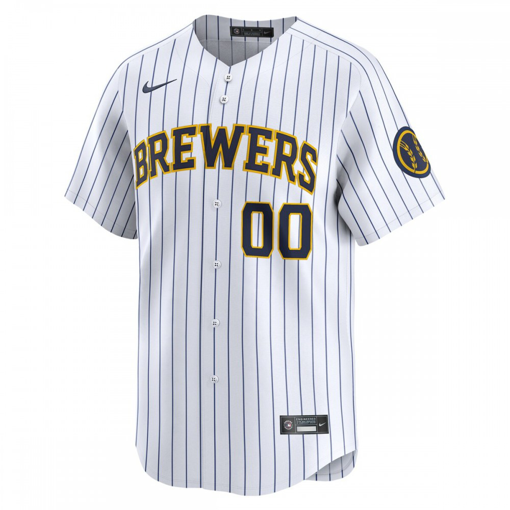 Milwaukee Brewers Alternate Limited Custom Jersey聽鈥?White-Pro Kit Vault | Brand New 26/27 Sports Jerseys