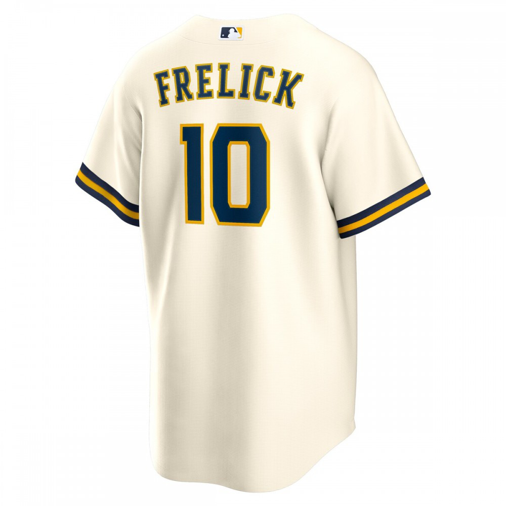 Sal Frelick Milwaukee Brewers Home Replica Player Jersey - Cream-Pro Kit Vault | Brand New 26/27 Sports Jerseys