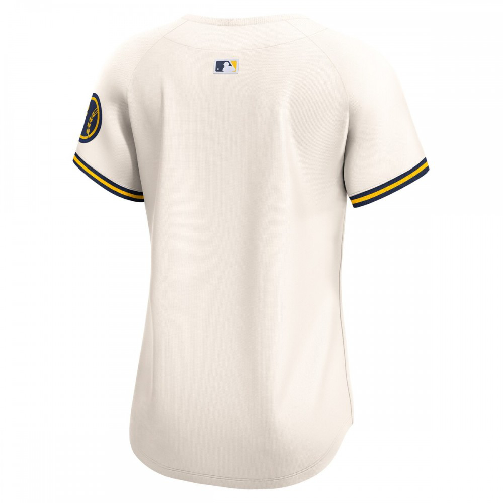 Milwaukee Brewers Women's Home Limited Jersey - Cream-Pro Kit Vault | Brand New 26/27 Sports Jerseys