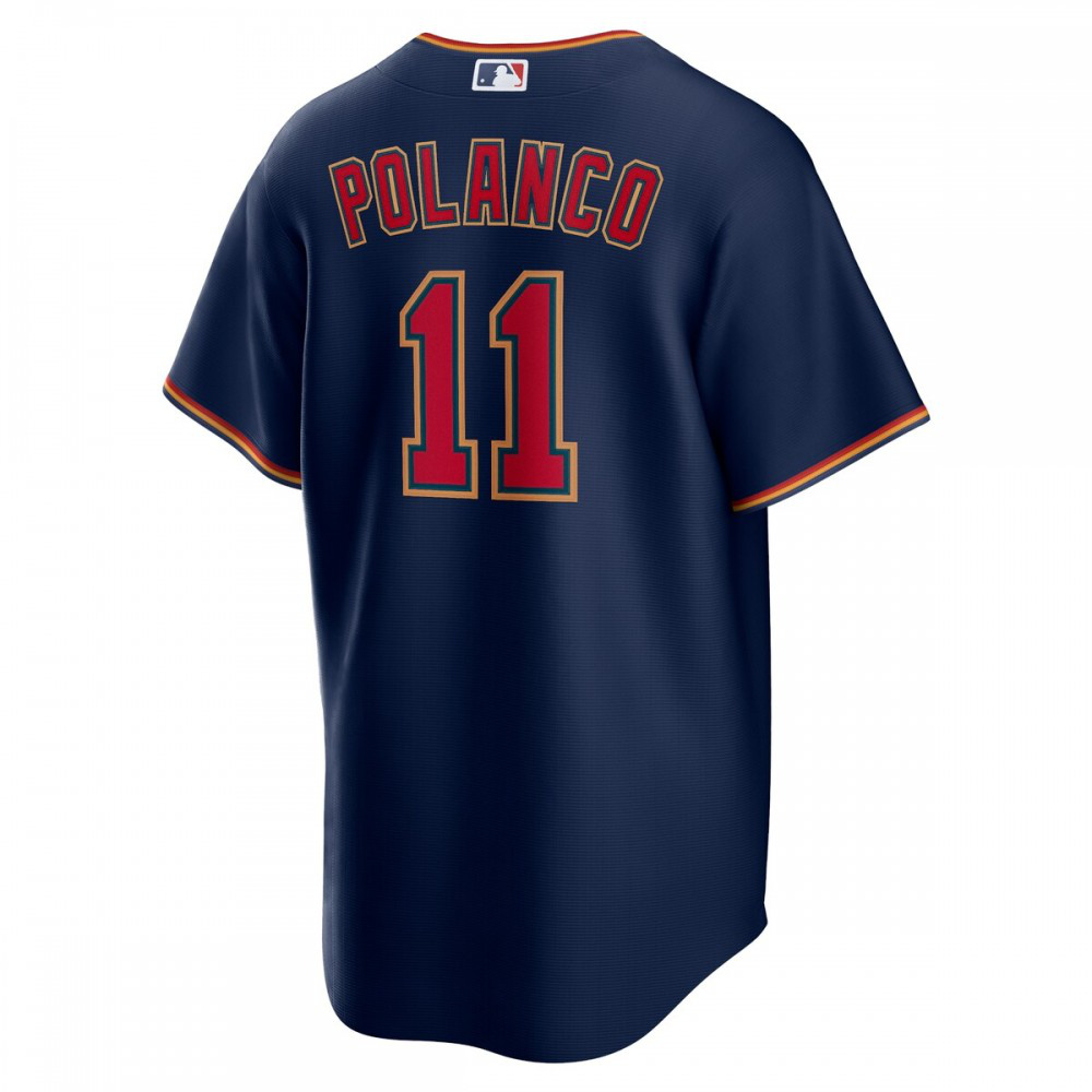 Jorge Polanco Minnesota Twins Alternate Replica Player Name Jersey - Navy-Pro Kit Vault | Brand New 26/27 Sports Jerseys