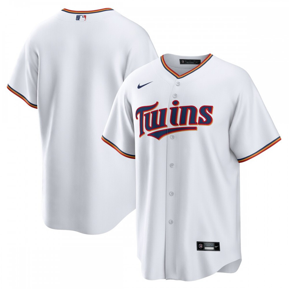 Minnesota Twins Home Replica Team Jersey - White-Pro Kit Vault | Brand New 26/27 Sports Jerseys