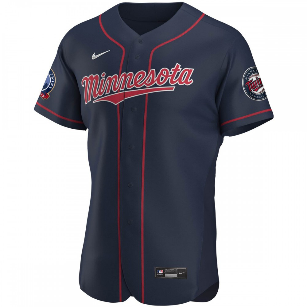 Minnesota Twins 60th Season Alternate Authentic Team Jersey - Navy-Pro Kit Vault | Brand New 26/27 Sports Jerseys
