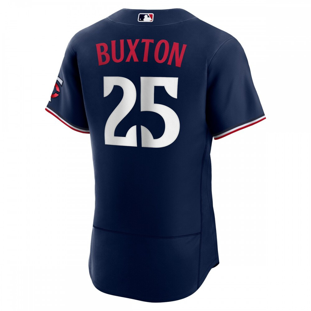 Byron Buxton Minnesota Twins Alternate Authentic Official Player Jersey - Navy-Pro Kit Vault | Brand New 26/27 Sports Jerseys
