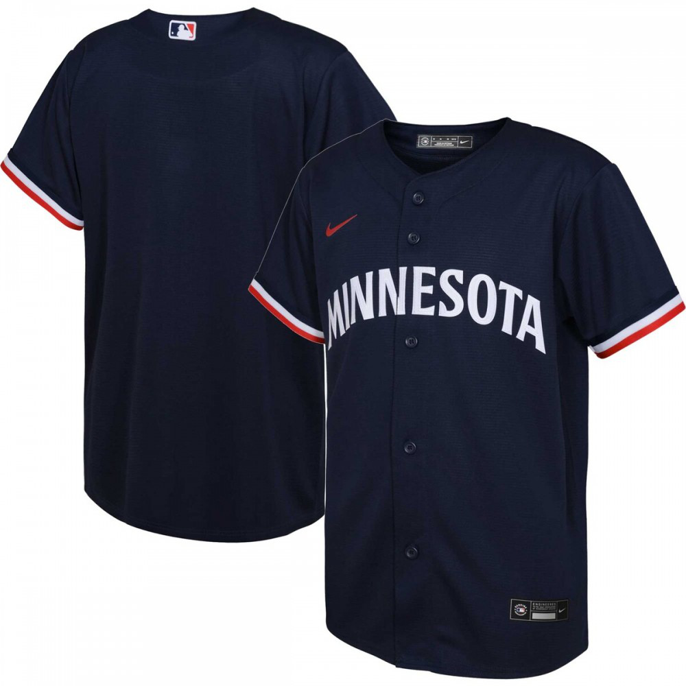 Minnesota Twins Youth Alternate Replica Team Jersey - Navy-Pro Kit Vault | Brand New 26/27 Sports Jerseys