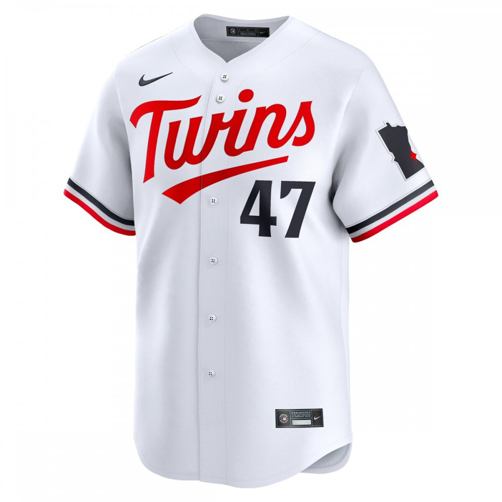 Edouard Julien Minnesota Twins Home Limited Player Jersey - White-Pro Kit Vault | Brand New 26/27 Sports Jerseys