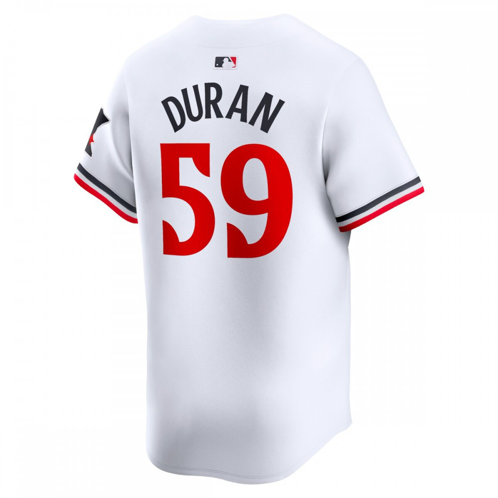 Jhoan Duran Minnesota Twins Home Limited Player Jersey - White-Pro Kit Vault | Brand New 26/27 Sports Jerseys