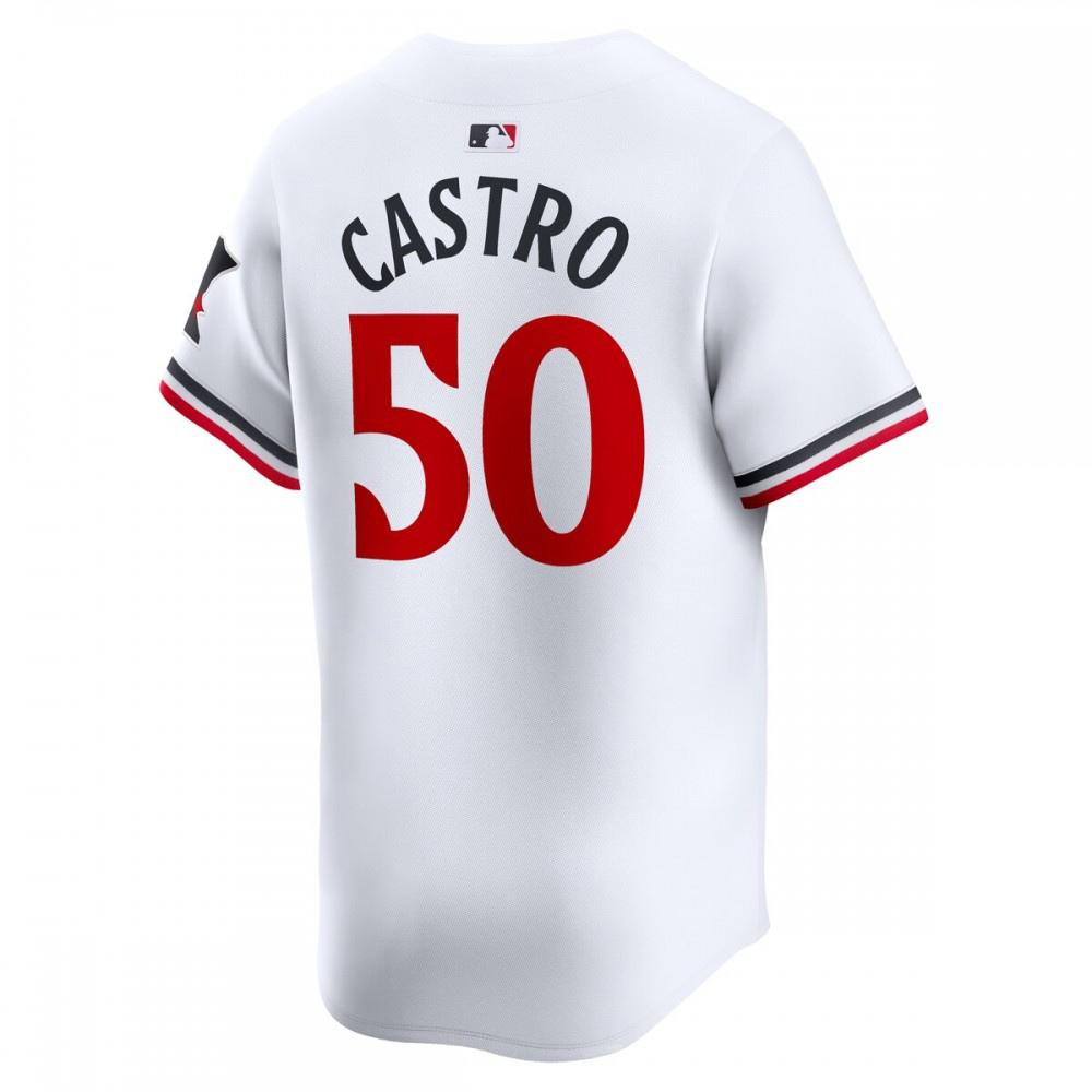 Willi Castro Minnesota Twins Home Limited Player Jersey - White-Pro Kit Vault | Brand New 26/27 Sports Jerseys