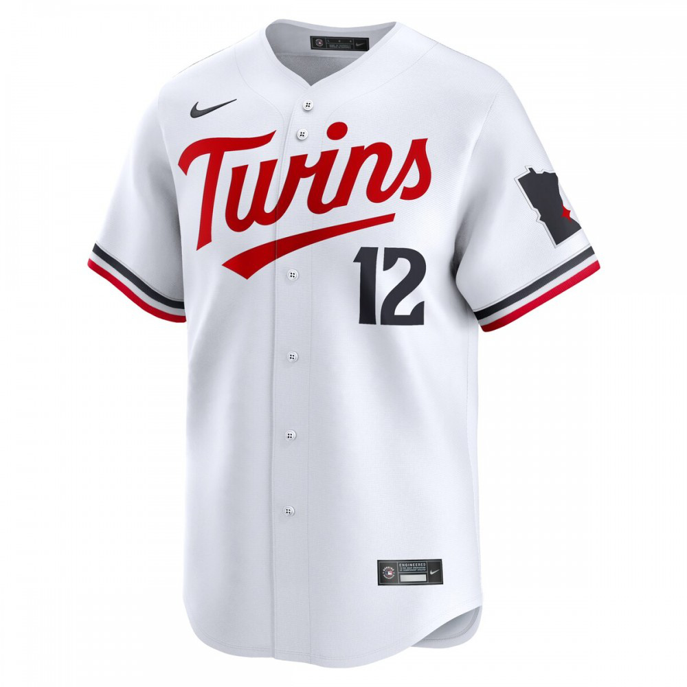 Kyle Farmer Minnesota Twins Home Limited Player Jersey - White-Pro Kit Vault | Brand New 26/27 Sports Jerseys